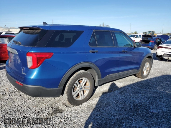 2022 Ford Explorer with VIN 1FMSK8BH4NGA00632, listed as a Copart auction lot 87356794 with 0 mi miles and Salvage Title. Bid and sale history available at carsss.com. Image 3.