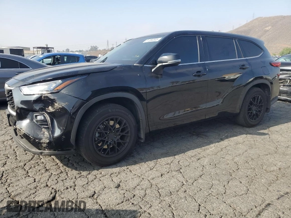 2020 Toyota Highlander LE z VIN 5TDBZRBH2LS502483, wystawiony jako Copart lot #61066535 z przebiegiem 126 820 mil mil oraz Szkoda całkowita • Salvage title. Historia ofert i sprzedaży dostępna na DreamBid. Obrazek 1.