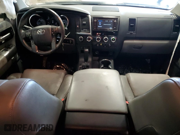 2019 Toyota Sequoia Limited with VIN 5TDJY5G19KS165621, listed as a Copart auction lot 43008635 with 30,806 mi miles and Non Repairable. Bid and sale history available at carsss.com. Image 8.