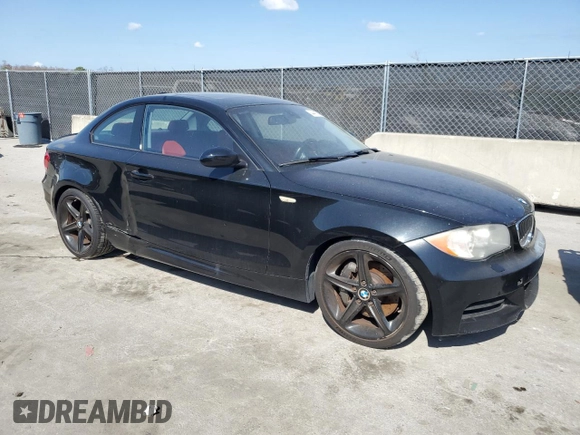 2008 BMW 1 Series 135i with VIN WBAUC73508VF24448, listed as a Copart auction lot 44411745 with 82,385 mi miles and Clean Title. Bid and sale history available at carsss.com. Image 4.
