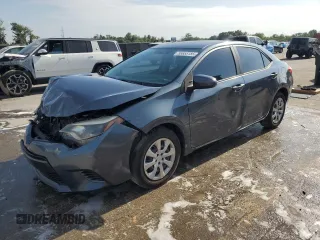 2016 Toyota Corolla L with VIN 2T1BURHE9GC682605, listed as a Copart auction lot 55655185 with 104,713 mi miles and Salvage Title. Bid and sale history available at DreamBid. Image 1.