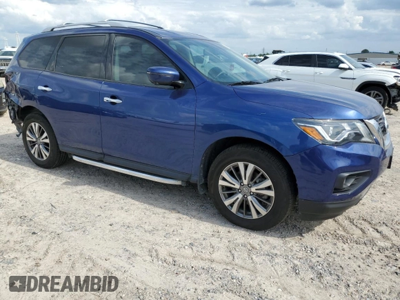 2020 Nissan Pathfinder SL with VIN 5N1DR2CMXLC592300, listed as a Copart auction lot 55471725 with 61,331 mi miles and Salvage title. Bid and sale history available at DreamBid. Image 4.