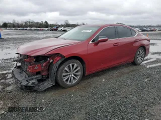 2021 Lexus ES with VIN 58ACZ1B13MU095249, listed as a Copart auction lot 45303775 with 107,799 mi miles and Salvage Title. Bid and sale history available at carsss.com. Image 1.