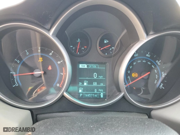 2014 Chevrolet Cruze LS with VIN 1G1PA5SH8E7132278, listed as a Copart auction lot 52595295 with 144,571 mi miles and Salvage Title. Bid and sale history available at carsss.com. Image 9.