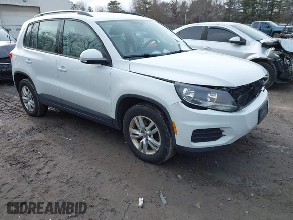 2017 Volkswagen Tiguan S with VIN WVGBV7AX3HK020883, listed as a IAAI auction lot 41782168 with 87,650 mi miles and . Bid and sale history available at DreamBid. Image 1.