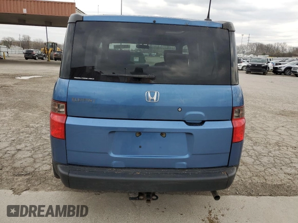 2008 Honda Element EX with VIN 5J6YH28748L005831, listed as a Copart auction lot 52077395 with 153,276 mi miles and Salvage Title. Bid and sale history available at DreamBid. Image 6.