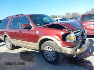 2012 Ford Expedition XLT with VIN 1FMJU1H54CEF09557, listed as a IAAI auction lot 41120906 with 195,403 mi miles and . Bid and sale history available at DreamBid. Image 13.
