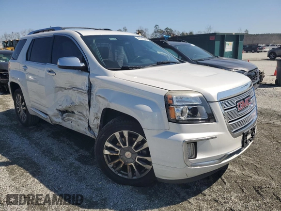 2017 GMC Terrain Denali with VIN 2GKFLRE31H6213698, listed as a Copart auction lot 48781045 with 92,404 mi miles and Salvage title. Bid and sale history available at DreamBid. Image 4.
