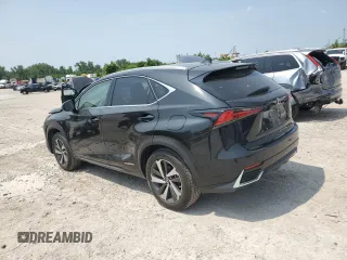 2021 Lexus NX 300h with VIN JTJGJRDZ7M2158822, listed as a Copart auction lot 59157055 with 28,314 mi miles and Salvage title. Bid and sale history available at DreamBid. Image 2.