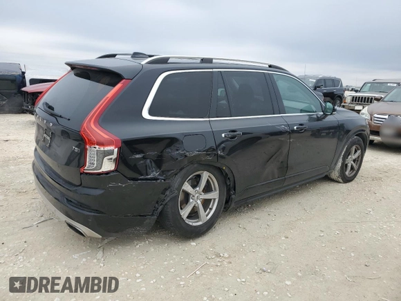 2016 Volvo XC90 Momentum with VIN YV4102XK5G1072207, listed as a Copart auction lot 45283845 with 76,322 mi miles and Salvage Title. Bid and sale history available at carsss.com. Image 3.