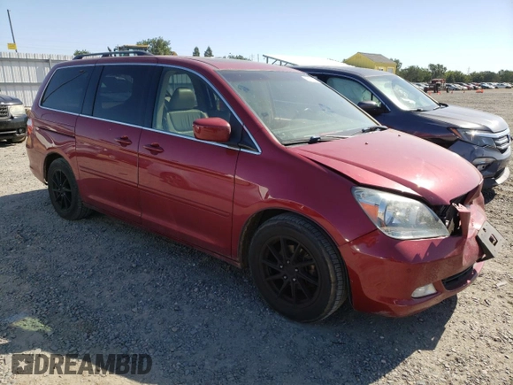 2005 Honda Odyssey Touring z VIN 5FNRL38865B002984, wystawiony jako Copart lot #55175255 z przebiegiem 99 393 mil mil oraz Szkoda całkowita • Salvage title. Historia ofert i sprzedaży dostępna na DreamBid. Obrazek 4.