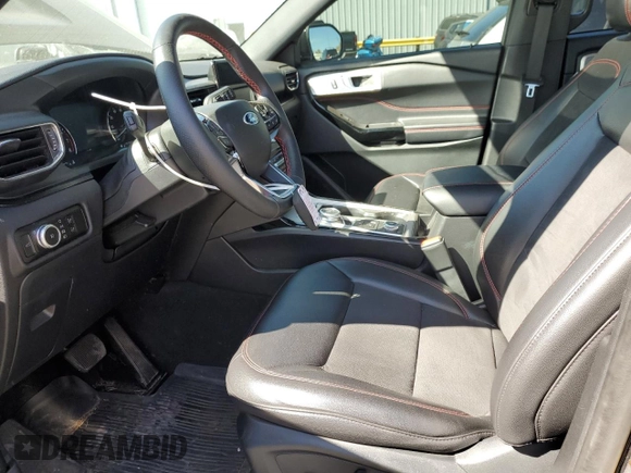 2023 Ford Explorer ST-Line with VIN 1FMSK8KH7PGA10123, listed as a Copart auction lot 45422205 with 29,136 mi miles and Salvage title. Bid and sale history available at DreamBid. Image 7.