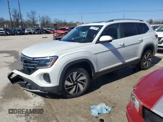 2024 Volkswagen Atlas SEL with VIN 1V2BR2CAXRC503592, listed as a Copart auction lot 47212905 with 25,148 mi miles and Salvage title. Bid and sale history available at DreamBid. Image 1.