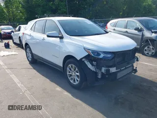 2019 Chevrolet Equinox LT z VIN 3GNAXKEV8KS599992, wystawiony jako IAAI lot #42159136 z przebiegiem 85 522 mil mil oraz . Historia ofert i sprzedaży dostępna na DreamBid. Obrazek 1.