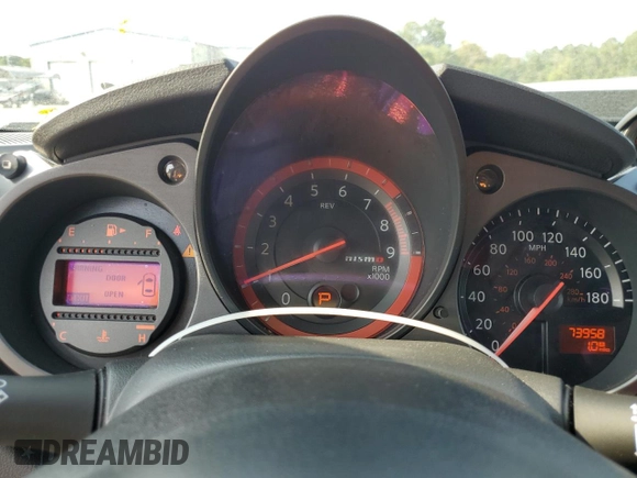 2016 Nissan 370Z with VIN JN1AZ4EH9GM937094, listed as a Copart auction lot 64554473 with 73,958 mi miles. Bid and sale history available at carsss.com. Image 9.