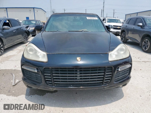 2008 Porsche Cayenne GTS with VIN WP1AD29P68LA71491, listed as a Copart auction lot 57683015 with Not provided miles and Non repairable. Bid and sale history available at DreamBid. Image 5.