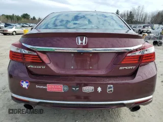 2017 Honda Accord Sedan Sport with VIN 1HGCR2F58HA000045, listed as a Copart auction lot 53127455 with 109,976 mi miles and Salvage Title. Bid and sale history available at carsss.com. Image 6.