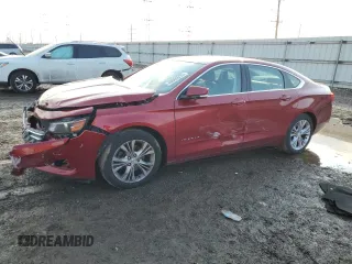 2015 Chevrolet Impala LT with VIN 2G1115SL0F9281990, listed as a Copart auction lot 46809935 with 140,114 mi miles and Salvage Title. Bid and sale history available at DreamBid. Image 1.