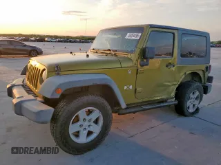 2008 Jeep Wrangler X with VIN 1J4FA24148L617265, listed as a Copart auction lot 53054495 with 143,270 mi miles and Salvage Title. Bid and sale history available at carsss.com. Image 1.