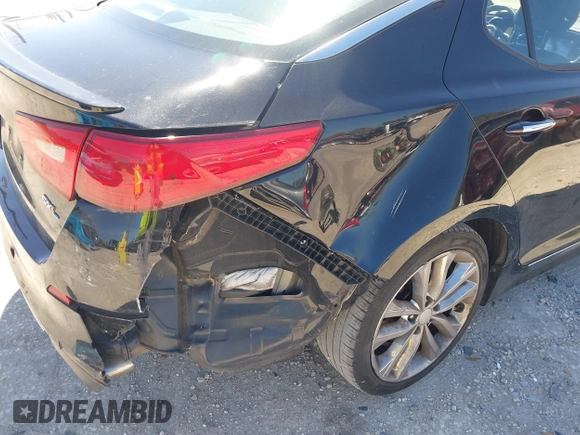 2015 Kia Optima SX Turbo with VIN 5XXGR4A63FG442597, listed as a IAAI auction lot 41533157 with 156,138 mi miles and . Bid and sale history available at DreamBid. Image 6.