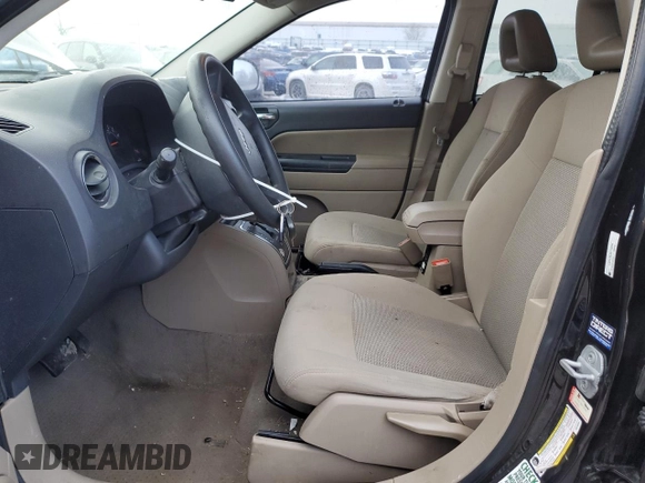 2009 Jeep Compass North with VIN 1J4FT47B39D110394, listed as a Copart auction lot 46528355 with 144,494 mi miles and Salvage Title. Bid and sale history available at carsss.com. Image 7.