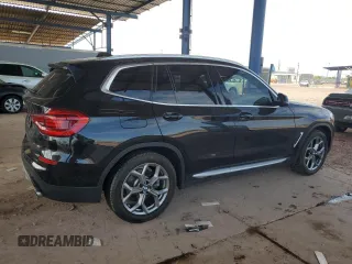 2020 BMW X3 sDrive30i with VIN 5UXTY3C03L9B65481, listed as a Copart auction lot 50918445 with 44,611 mi miles and Salvage Title. Bid and sale history available at carsss.com. Image 3.