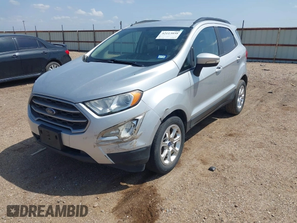 2019 Ford EcoSport SE with VIN MAJ3S2GE0KC307194, listed as a IAAI auction lot 42113858 with 47,479 mi miles and . Bid and sale history available at DreamBid. Image 17.