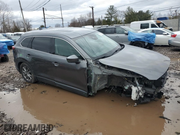 2018 Mazda CX-9 Touring with VIN JM3TCBCY9J0223972, listed as a Copart auction lot 47805935 with 61,240 mi miles and Salvage Title. Bid and sale history available at carsss.com. Image 4.