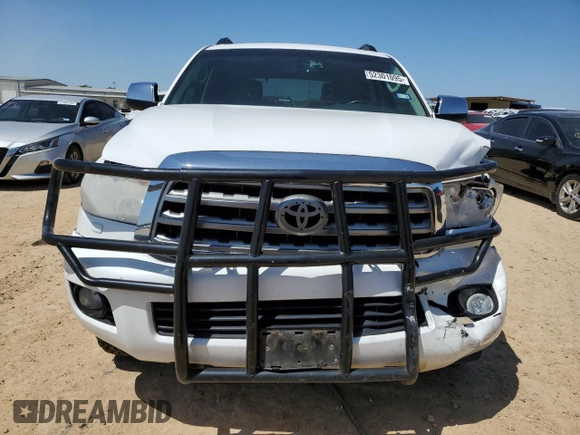 2017 Toyota Sequoia Limited with VIN 5TDKY5G14HS068436, listed as a Copart auction lot 52301095 with 185,489 mi miles and Salvage Title. Bid and sale history available at carsss.com. Image 5.