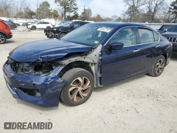 2017 Honda Accord Sedan LX with VIN 1HGCR2F3XHA085890, listed as a Copart auction lot 49334175 with 78,249 mi miles and Salvage Title. Bid and sale history available at carsss.com. Image 1.