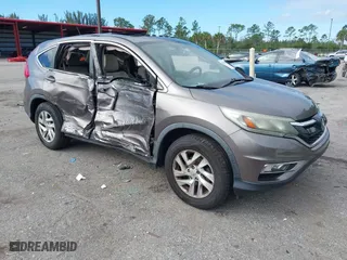 2016 Honda CR-V EX with VIN 3CZRM3H55GG707981, listed as a IAAI auction lot 41682423 with 107,111 mi miles. Bid and sale history available at carsss.com. Image 1.