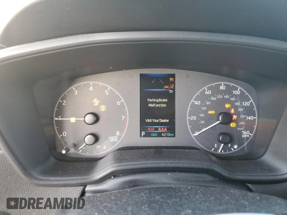 2024 Toyota Corolla Cross LE with VIN 7MUCAAAG1RV095485, listed as a Copart auction lot 54588355 with 4,210 mi miles and Salvage title. Bid and sale history available at DreamBid. Image 9.