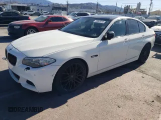 2012 BMW 5 Series 528i with VIN WBAXG5C51CDX01641, listed as a Copart auction lot 45061315 with 124,981 mi miles and Salvage Title. Bid and sale history available at carsss.com. Image 1.