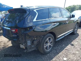 2019 Infiniti QX60 Luxe with VIN 5N1DL0MM0KC515759, listed as a IAAI auction lot 42743015 with 69,863 mi miles and . Bid and sale history available at DreamBid. Image 4.