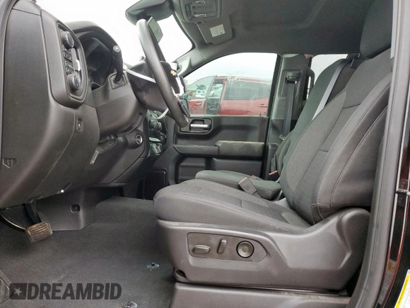 2024 Chevrolet Silverado 1500 Custom with VIN 1GCPDBEK1RZ116972, listed as a Copart auction lot 54860945 with 2,841 mi miles and Salvage Title. Bid and sale history available at DreamBid. Image 7.
