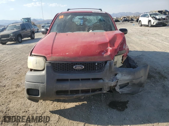 2001 Ford Escape XLS with VIN 1FMYU02161KE97828, listed as a Copart auction lot 62542154 with 186,810 mi miles and Salvage Title. Bid and sale history available at carsss.com. Image 5.