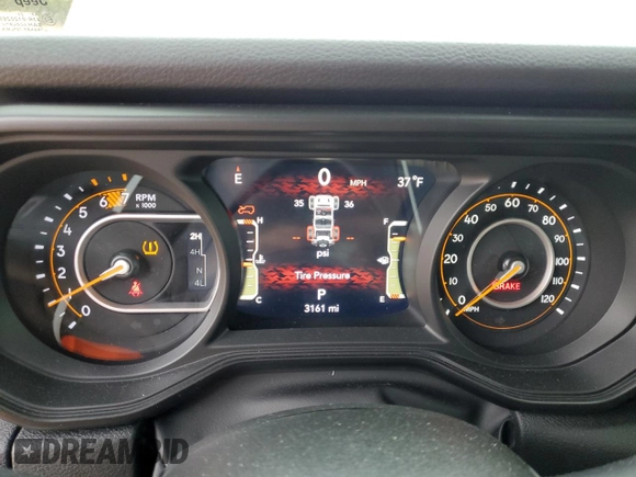 2024 Jeep Wrangler Sport S z VIN 1C4PJXDN3RW136532, wystawiony jako Copart lot #46127105 z przebiegiem 3 161 mil mil oraz Szkoda całkowita • Salvage title. Historia ofert i sprzedaży dostępna na DreamBid. Obrazek 9.