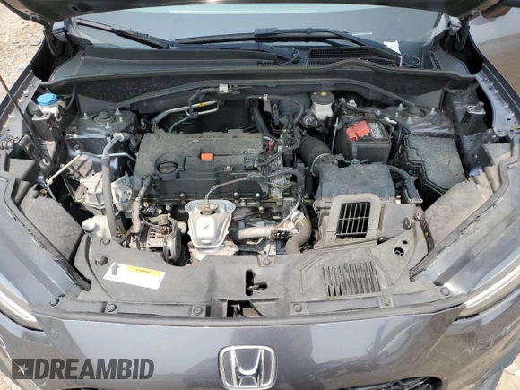 2023 Honda HR-V LX with VIN 3CZRZ2H30PM707821, listed as a Copart auction lot 59532385 with 44,385 mi miles and Salvage title. Bid and sale history available at DreamBid. Image 12.