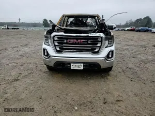 2019 GMC Sierra 1500 SLT with VIN 3GTU9DEL0KG301903, listed as a Copart auction lot 86650114 with 0 mi miles and Salvage Title. Bid and sale history available at carsss.com. Image 11.