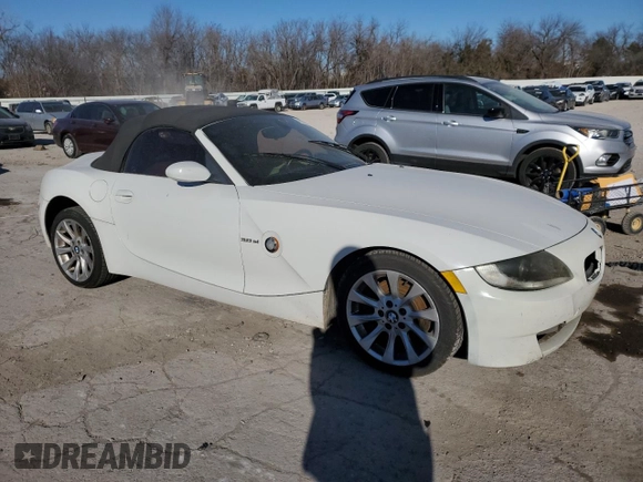 2006 BMW Z4 3.0si with VIN 4USBU53536LX01280, listed as a Copart auction lot 41699875 with 136,166 mi miles and Clean title. Bid and sale history available at DreamBid. Image 4.