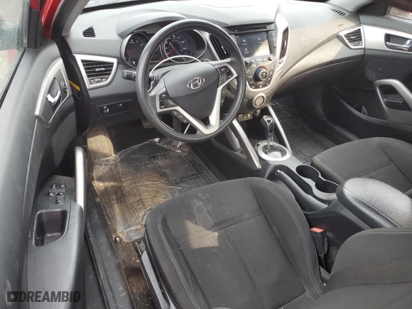 2016 Hyundai Veloster with VIN KMHTC6AD5GU279968, listed as a Copart auction lot 52159374 with 130,248 mi miles and Salvage Title. Bid and sale history available at carsss.com. Image 8.