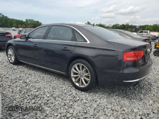 2012 Audi A8 with VIN WAURVAFD7CN026141, listed as a Copart auction lot 49532335 with 201,042 mi miles and Clean Title. Bid and sale history available at DreamBid. Image 2.