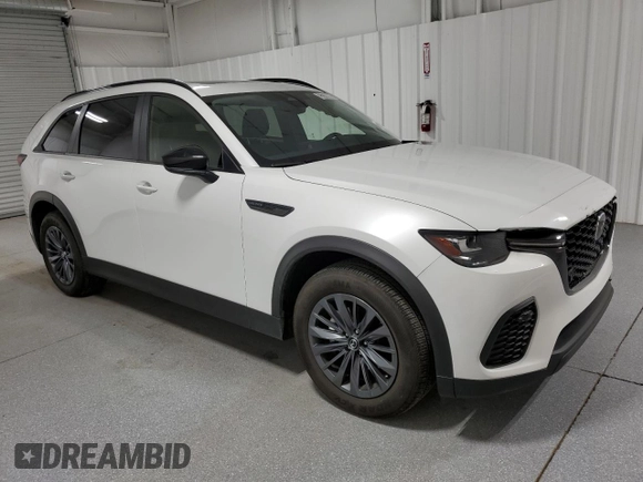 2025 Mazda CX-70 Preferred with VIN JM3KJBHD0S1116974, listed as a Copart auction lot 52789065 with 14,726 mi miles and Salvage Title. Bid and sale history available at DreamBid. Image 4.