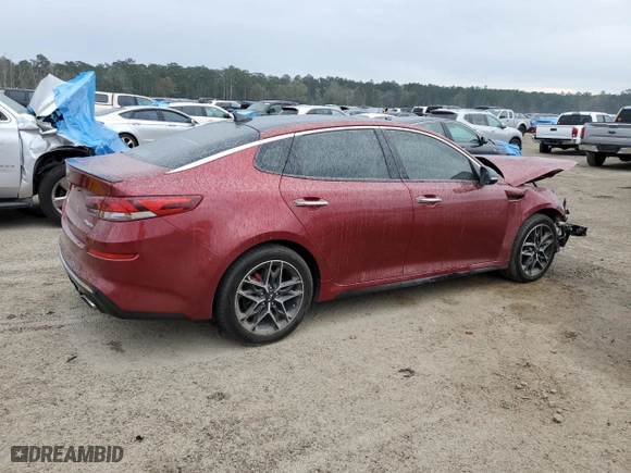 2019 Kia Optima SX with VIN 5XXGW4L2XKG301359, listed as a Copart auction lot 83535634 with 35,732 mi miles and Salvage Title. Bid and sale history available at carsss.com. Image 3.