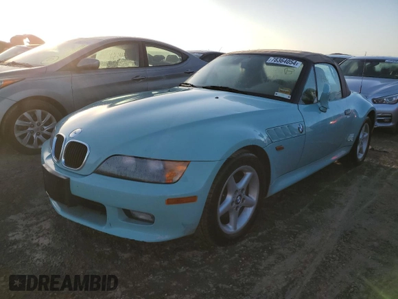 1997 BMW 3 Series 2.8L with VIN 4USCJ3324VLC07969, listed as a Copart auction lot 78364054 with 41,444 mi miles and Non Repairable. Bid and sale history available at carsss.com. Image 1.
