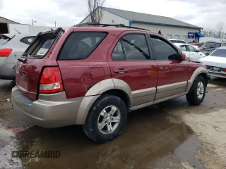 2006 Kia Sorento LX with VIN KNDJD733765524331, listed as a Copart auction lot 80685693 with Not Provided miles and Non Repairable. Bid and sale history available at carsss.com. Image 3.