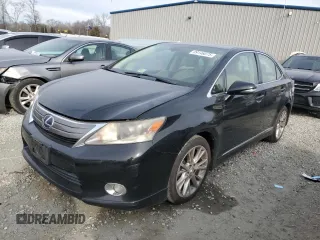 2010 Lexus HS 250h with VIN JTHBB1BA8A2022203, listed as a Copart auction lot 89146075 with 220,816 mi miles and Salvage Title. Bid and sale history available at DreamBid. Image 1.