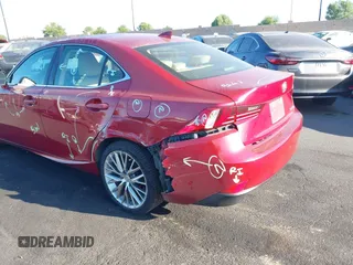 2014 Lexus IS 250 with VIN JTHBF1D24E5003436, listed as a IAAI auction lot 42658797 with 186,226 mi miles and . Bid and sale history available at DreamBid. Image 6.