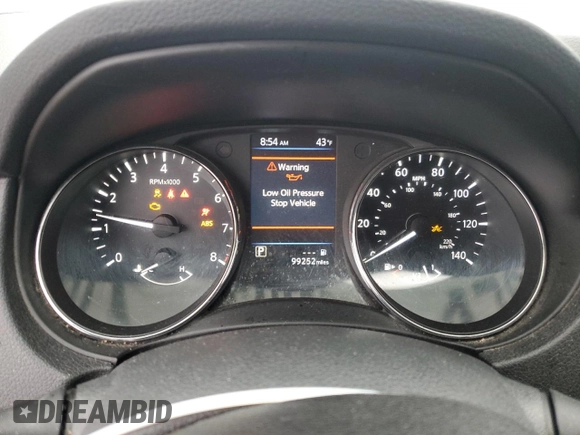 2019 Nissan Rogue SL with VIN 5N1AT2MT9KC809540, listed as a Copart auction lot 47640175 with 99,252 mi miles and Salvage Title. Bid and sale history available at DreamBid. Image 9.