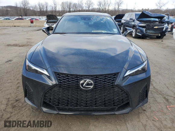 2024 Lexus IS 350 F Sport with VIN JTHGZ1E27R5036092, listed as a Copart auction lot 88706965 with 5,697 mi miles and Salvage title. Bid and sale history available at DreamBid. Image 5.